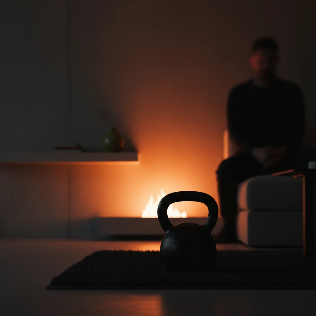 À la maison — Poids de corps ou home-gym, ça compte pareil.